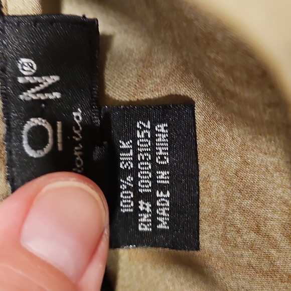 💕CITRON SANTA MONICA💕 Asian Inspired 100% Silk Blouse ~ Green Large NWOT - Picture 11 of 12